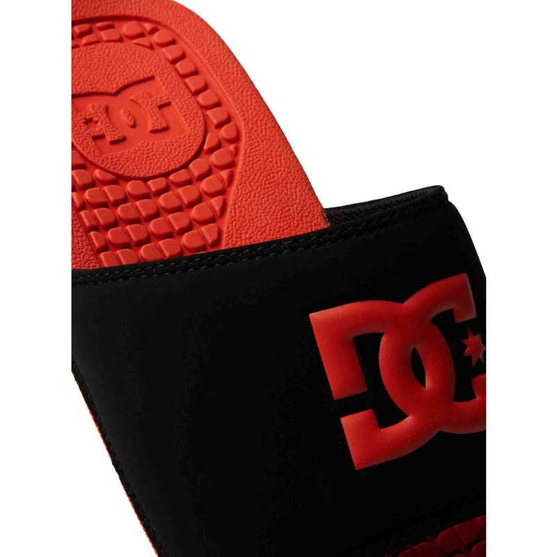 Dc shoes pánské pantofle Bolsa Red/Green/Blue | Černá