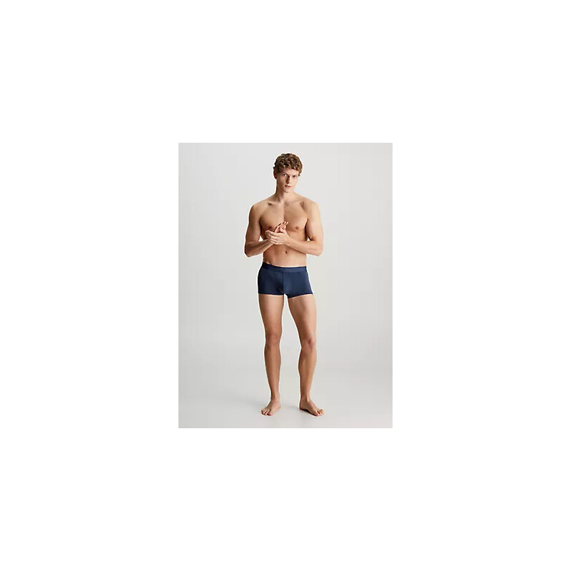 Pánské spodní prádlo LOW RISE TRUNK 3PK 000NB3651AMGW - Calvin Klein