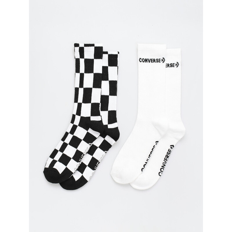 Converse Checked Skewed 2PK (black/white)bílá