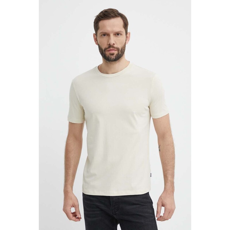 Bavlněné tričko BOSS bílá barva, 50468347