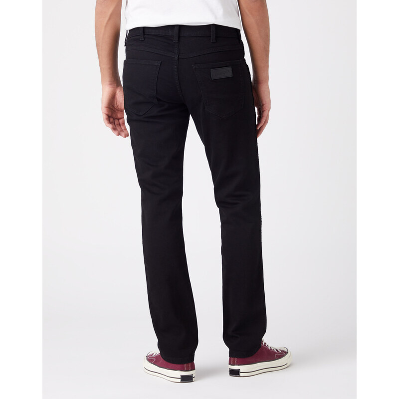 WRANGLER 112126921 Greensboro Black Valley Pánské jeans