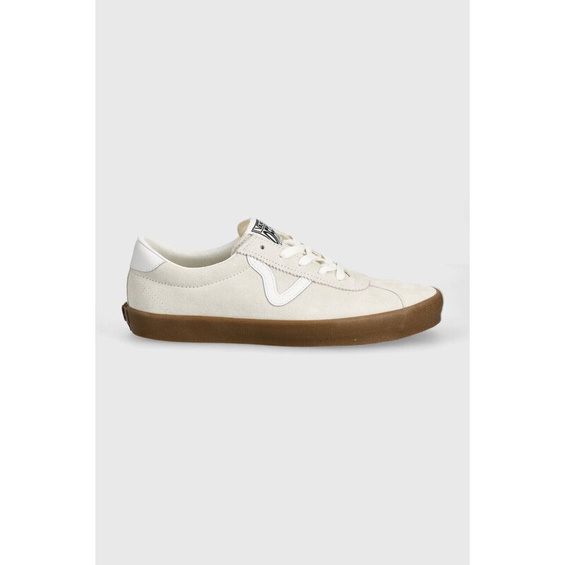 Semišové tenisky Vans Sport Low béžová barva, VN000CTDQJM1