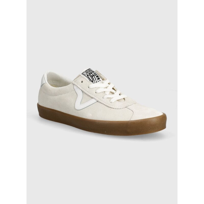 Semišové tenisky Vans Sport Low béžová barva, VN000CTDQJM1