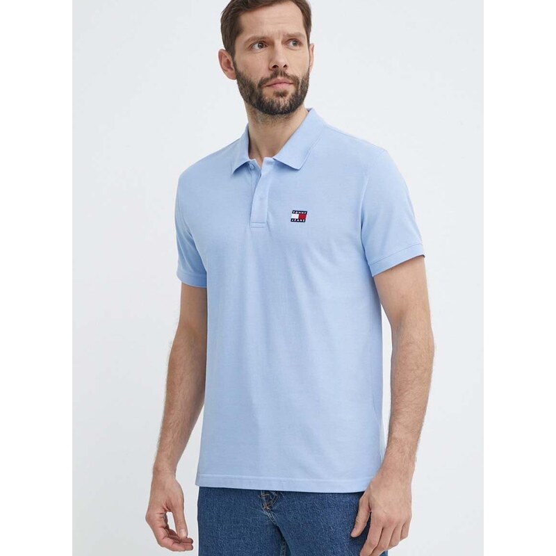 Bavlněné polo tričko Tommy Jeans DM0DM18314