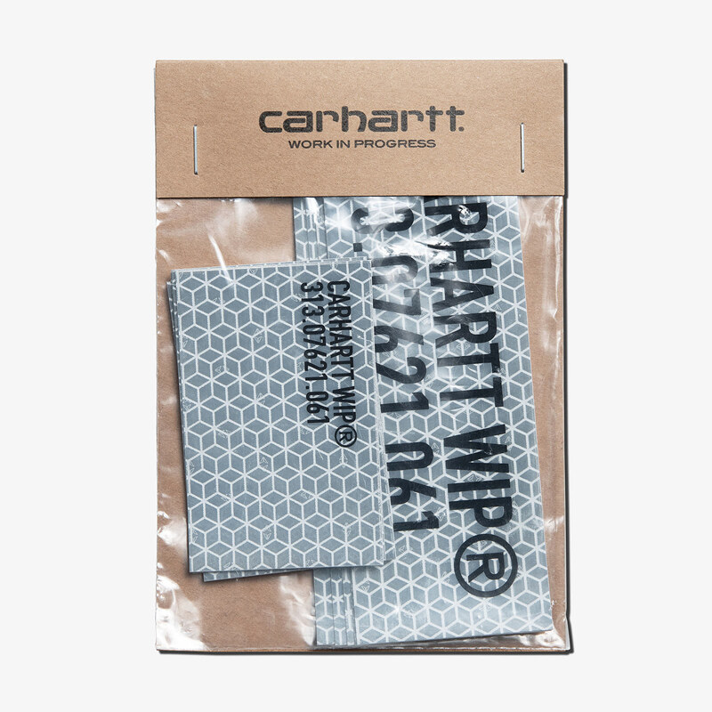 Carhartt WIP Tour Sticker Bag (10-Pack) Reflective Grey