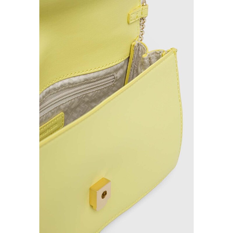 Kabelka Tommy Hilfiger žlutá barva, AW0AW16109