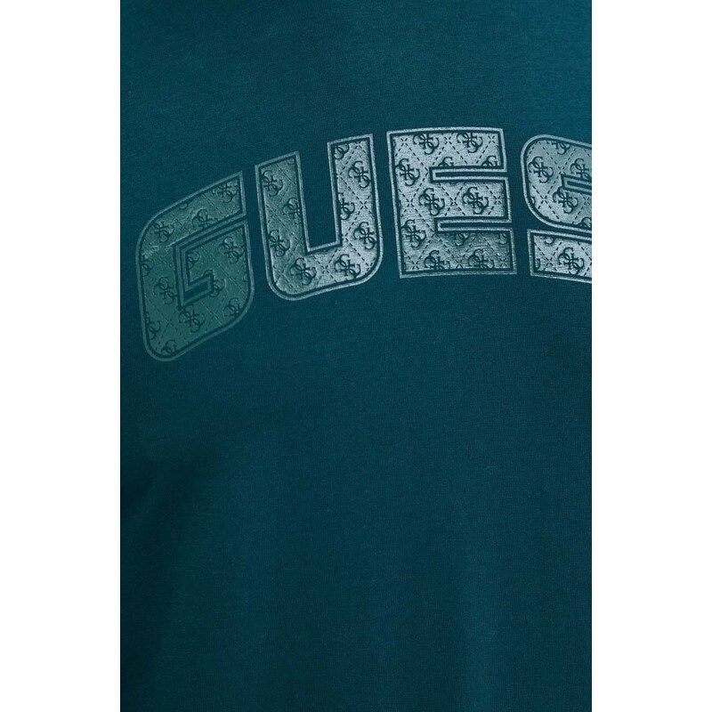 Tričko Guess GASTON zelená barva, s potiskem, Z4RI00 J1314