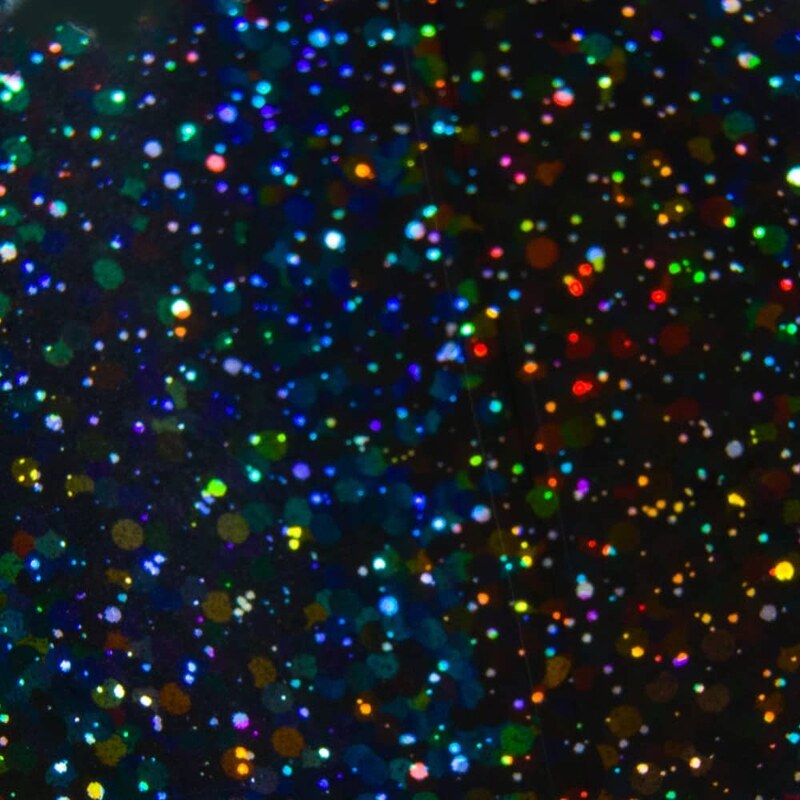 Zdobicí fólie na nehty - Holographic Black Dots, 100cm