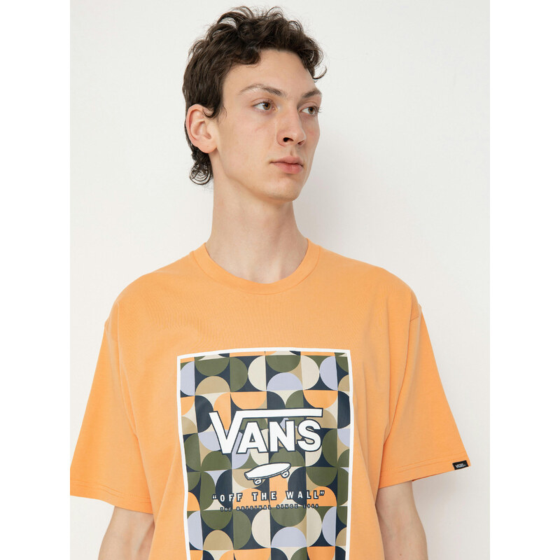 Vans Classic Print Box (copper tan/white)oranžová