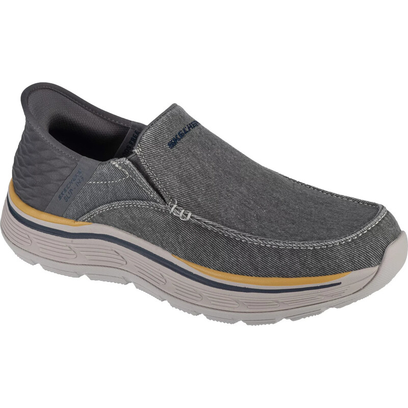 ŠEDÉ SLIP-ON TENISKY SKECHERS SLIP-INS REMAXED - FENICK Šedá