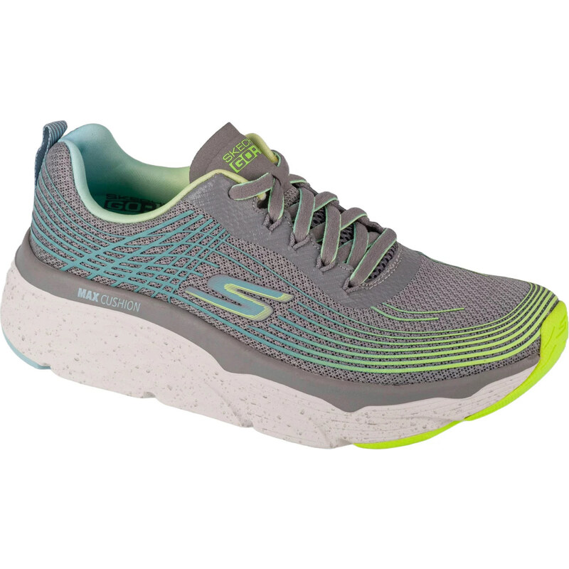 ŠEDÉ BĚŽECKÉ TENISKY SKECHERS MAX CUSHIONING ELITE - GALAXY BURST Šedá