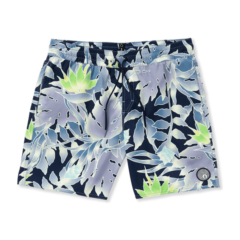 Šortky Volcom Lido Print Trunk 17 Navy M