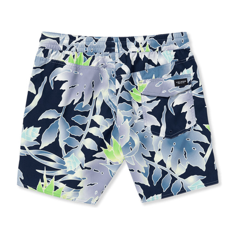 Šortky Volcom Lido Print Trunk 17 Navy M