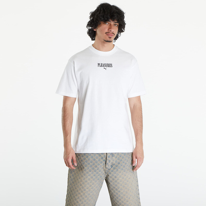 Pánské tričko PUMA x PLEASURES Graphic Tee PUMA White