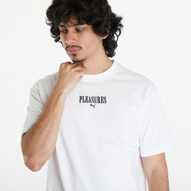 Pánské tričko PUMA x PLEASURES Graphic Tee PUMA White