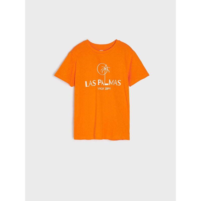 Sinsay - Tričko - oranžová