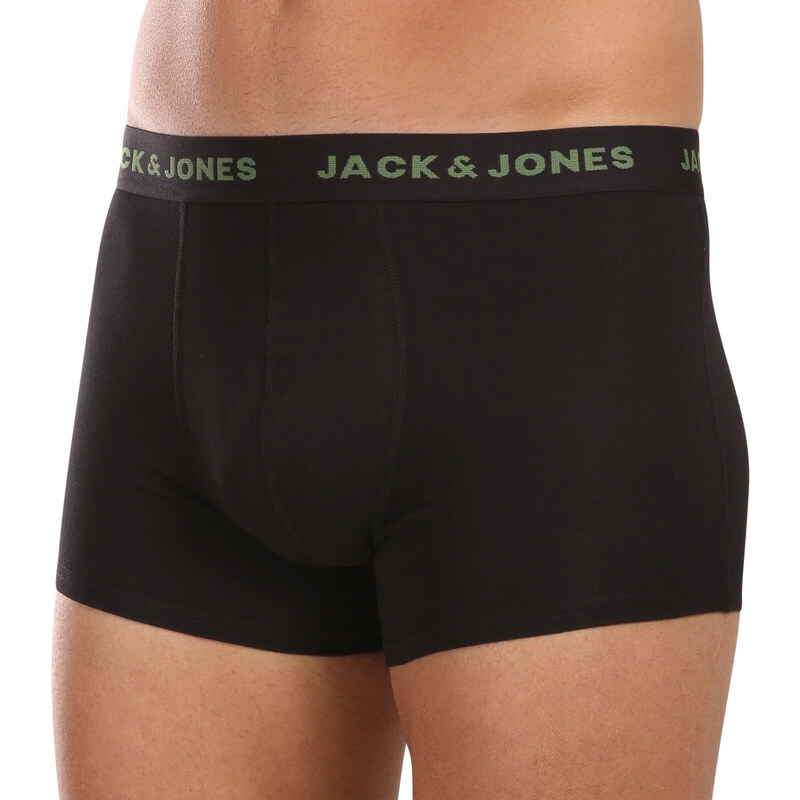 7PACK pánské boxerky Jack and Jones černé (12165587)