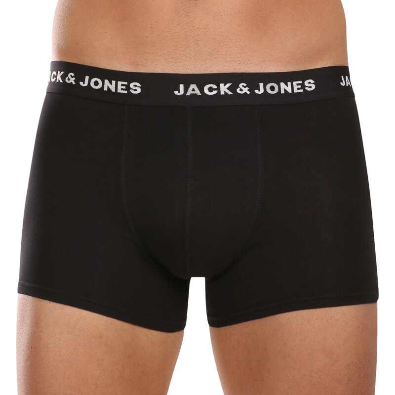 7PACK pánské boxerky Jack and Jones černé (12165587)