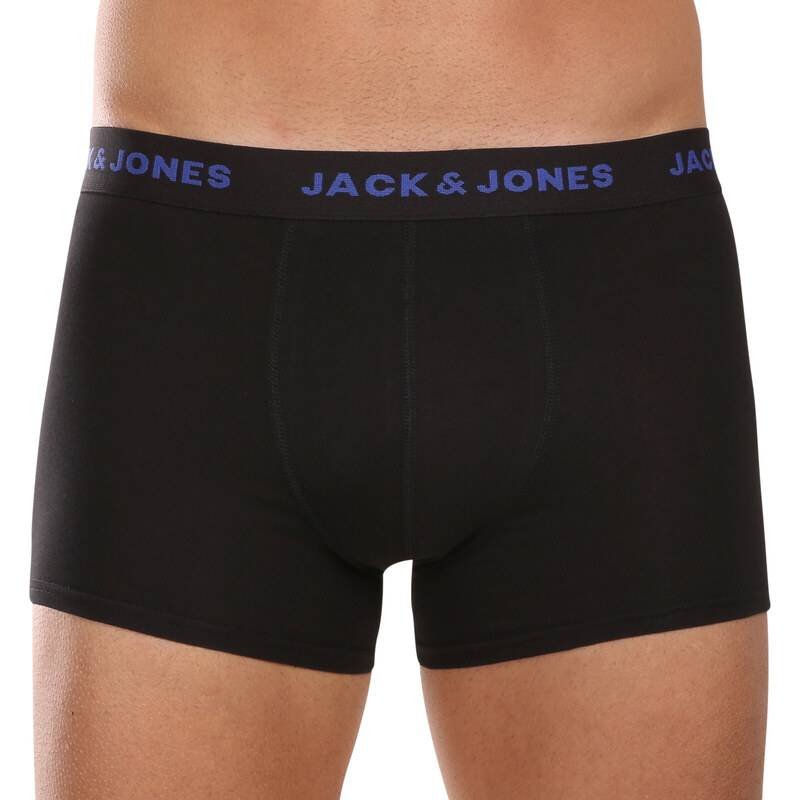 7PACK pánské boxerky Jack and Jones černé (12165587)