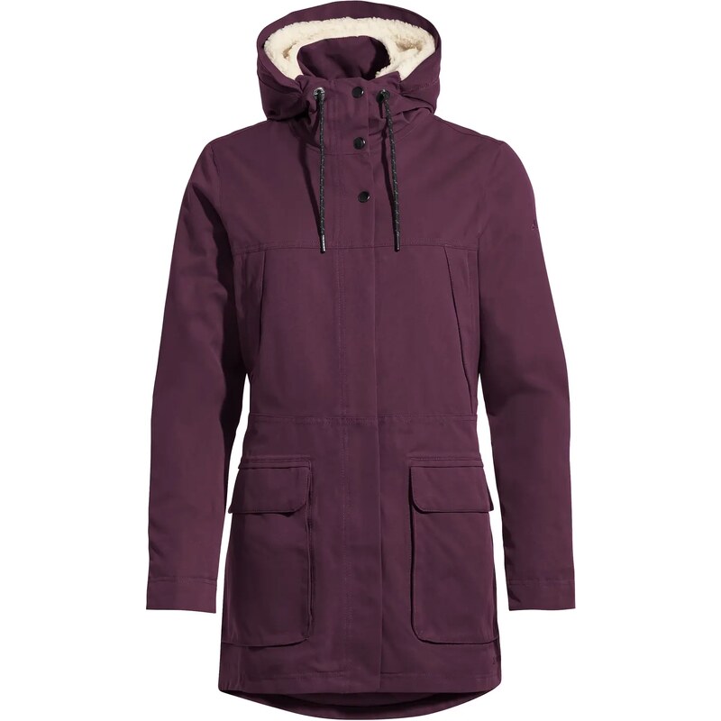 Dámská bunda VAUDE Manukau Parka II W's Cassis, 38