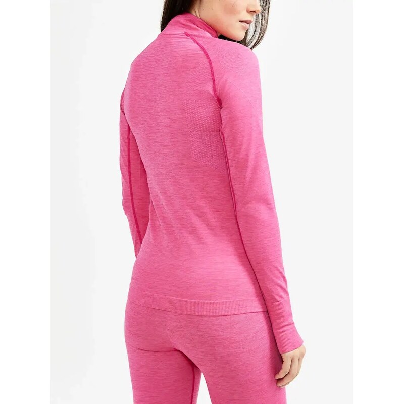 Dámské tričko Craft Core Dry Active Comfort Zip Pink