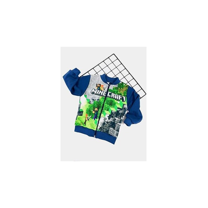 By Mini - butik MINECRAFT mikina blue