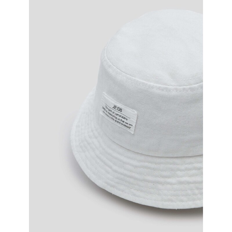 Sinsay - Klobouk bucket hat - krémová