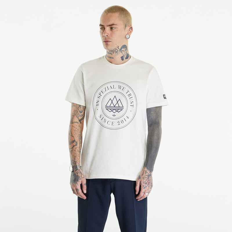 adidas Originals Pánské tričko adidas Spezial Mod Trefoil 10 Tee Chalk White