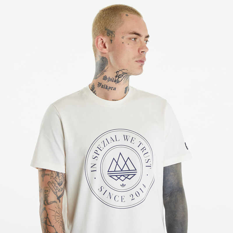 adidas Originals Pánské tričko adidas Spezial Mod Trefoil 10 Tee Chalk White