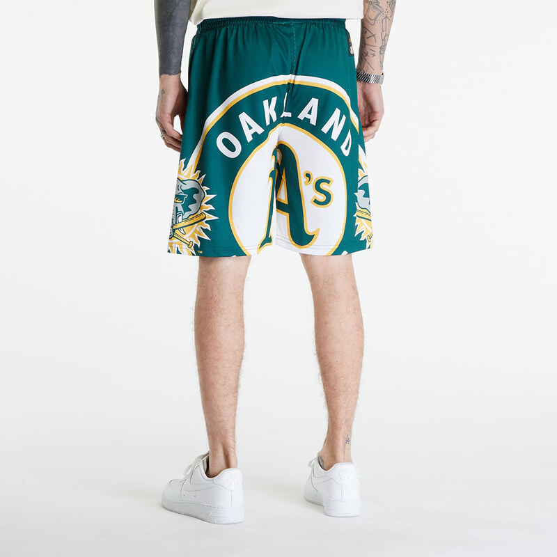 Pánské kraťasy New Era Oakland Athletics Large Logo Shorts Dark Green