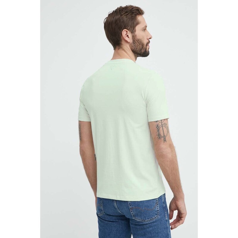 Tričko Guess ALPHY zelená barva, s aplikací, Z2YI11 J1314