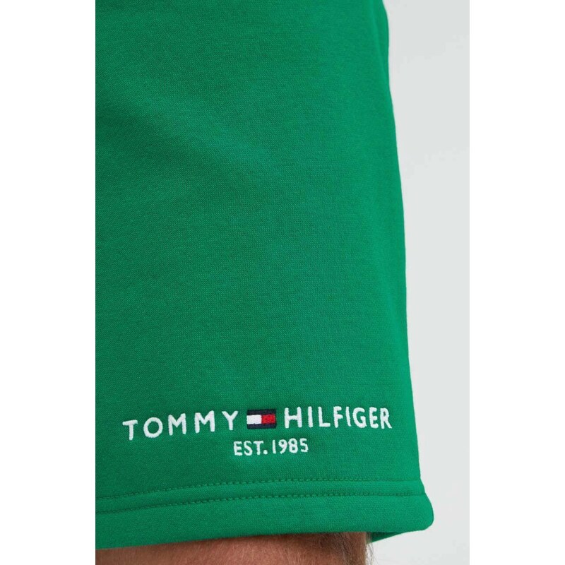 Kraťasy Tommy Hilfiger pánské, zelená barva