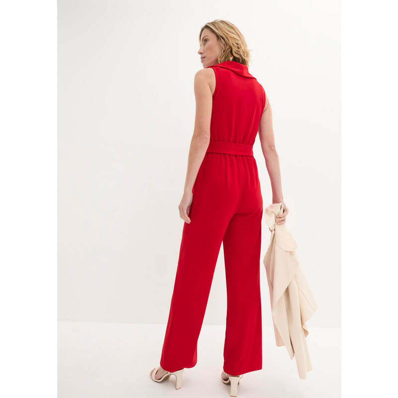 bonprix Jumpsuit Červená