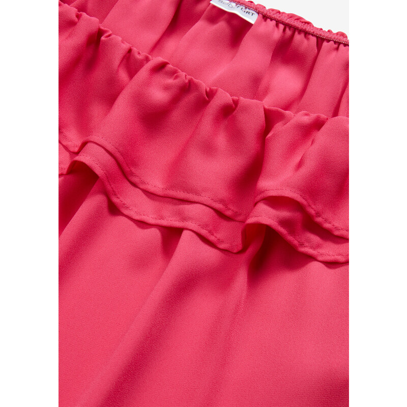 bonprix Carmen halenka z recyklovaného polyesteru Pink