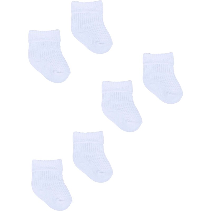 Yoclub Unisex's Baby Turn Cuff Cotton Socks 3-pack SKA-0009U-0100