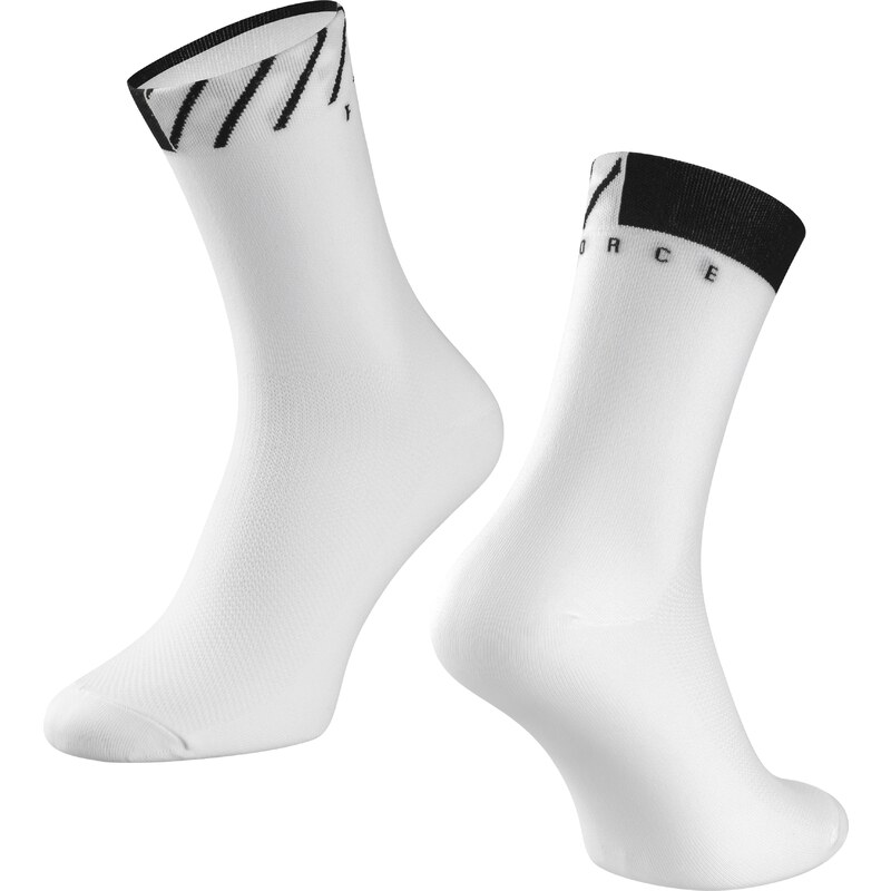 Ponožky FORCE MARK bílé