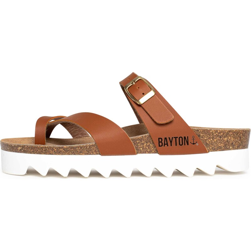 Bayton Pantofle Andromac hnědá / zlatá / černá 92431493