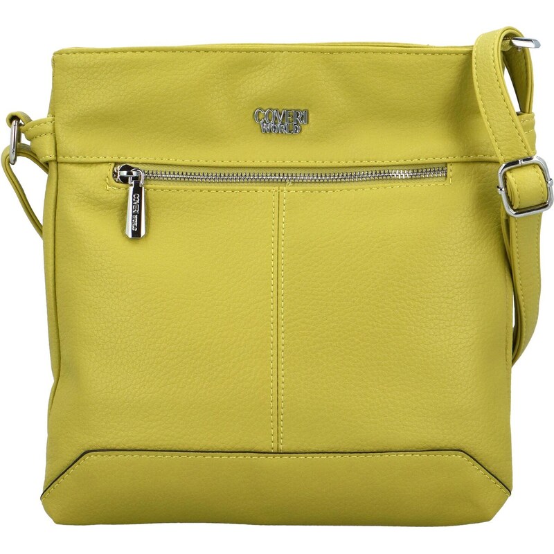 Coveri World Dámská crossbody kabelka světle zelená - Coveri Levi zelená