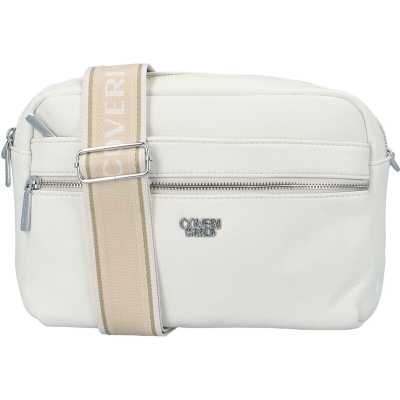 Coveri World Dámská crossbody kabelka bílá- Coveri Maeve bílá