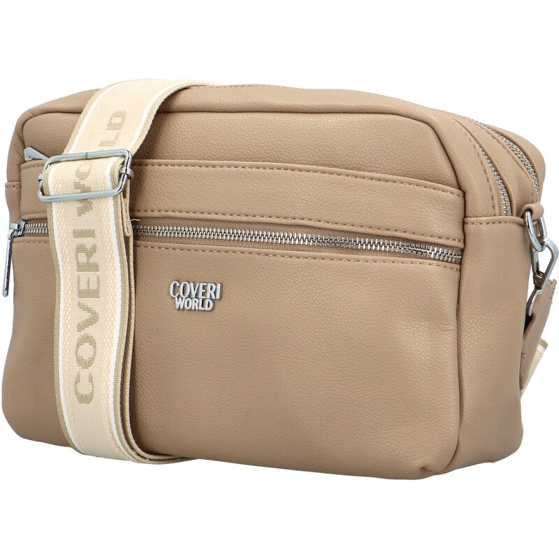 Coveri World Dámská crossbody kabelka khaki - Coveri Maeve Khaki