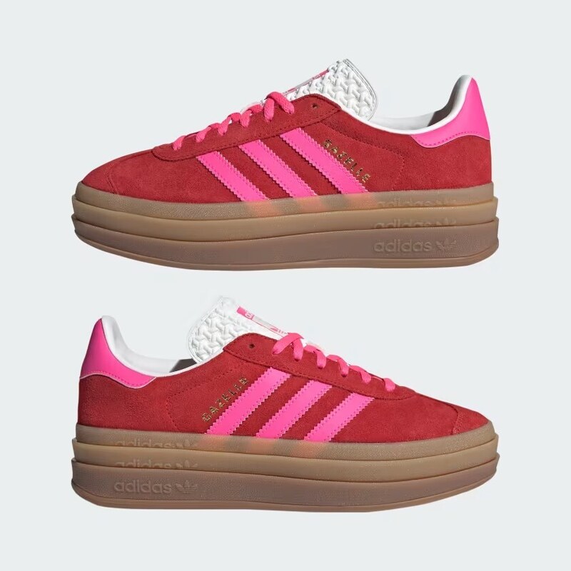 Adidas Originals Gazelle Bold Platform Red Pink