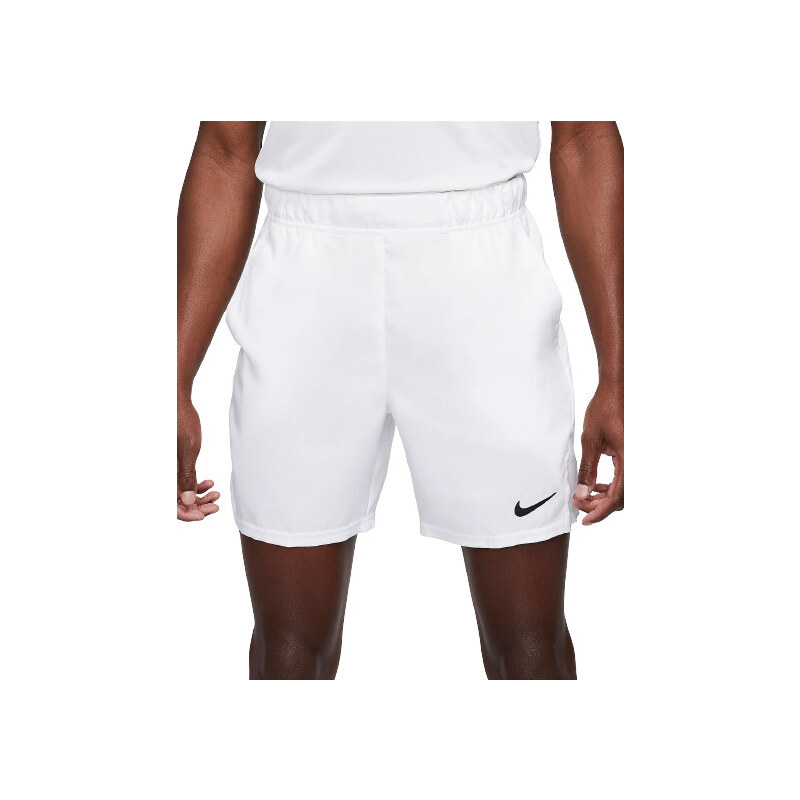 Kraťasy tenisové Nike Court Dri-Fit Victory Men 7 IN Velikost: M bílá/černá