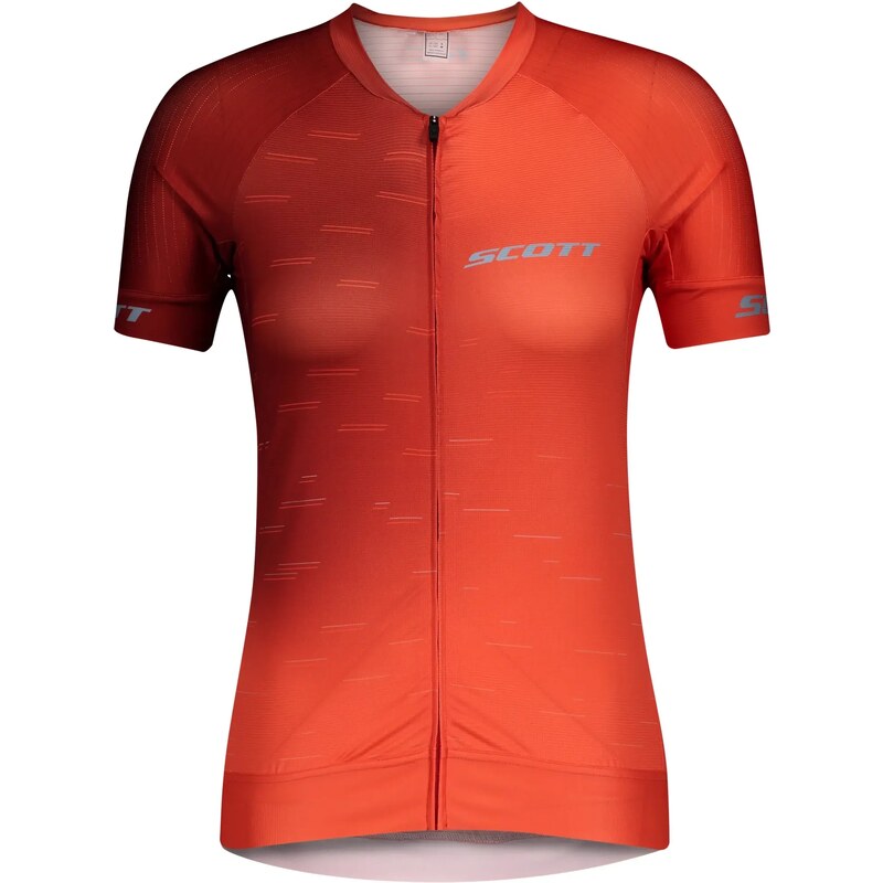 Dámský cyklistický dres Scott RC Pro S/Sl Flame Red/Glace Blue