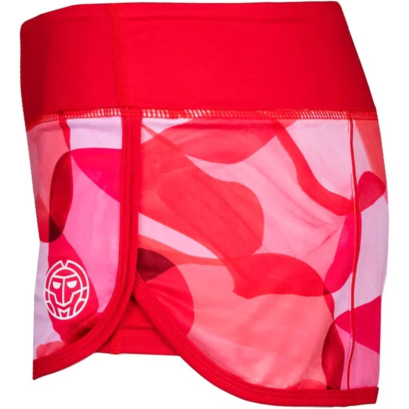 Dámské šortky BIDI BADU Elani Tech 2 In 1 Shorts Red/Orange M