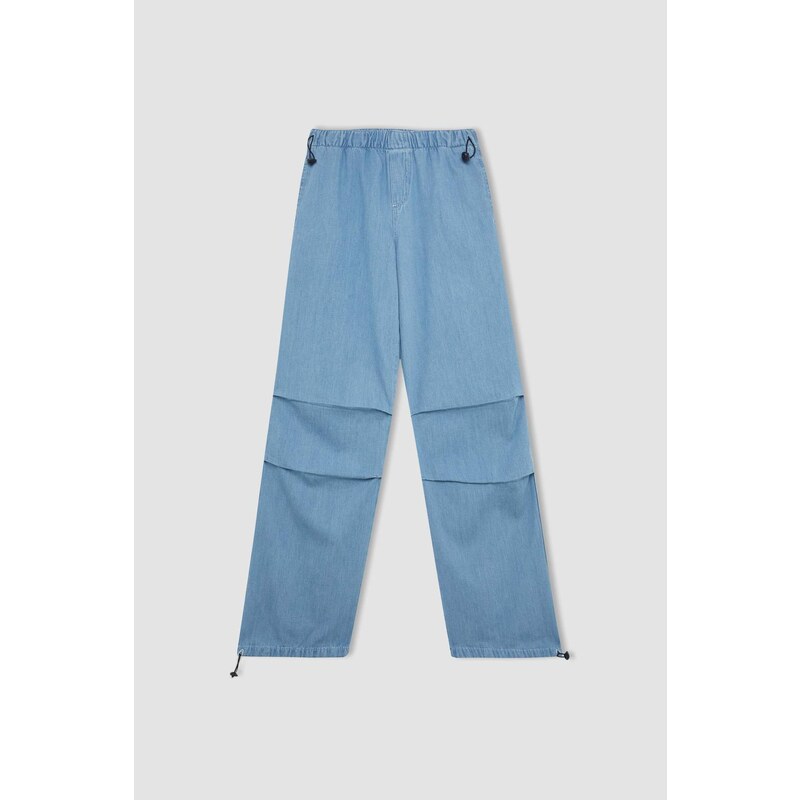 DEFACTO Jogger High Waist Ankle Length Parachute Jeans