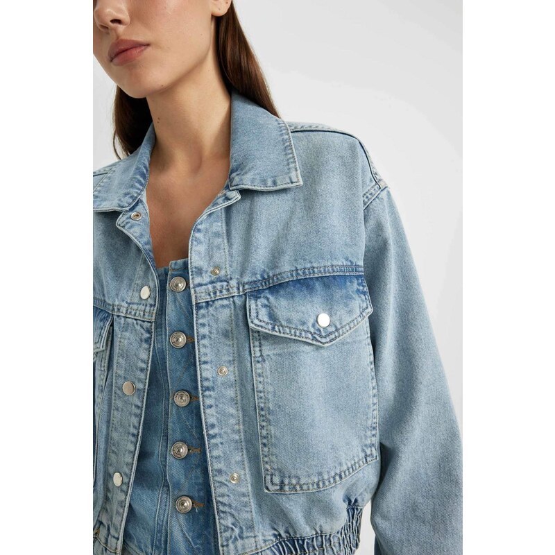 DEFACTO Bomber Jean Jacket