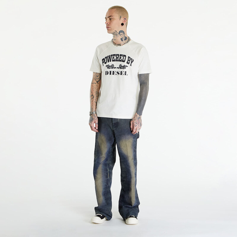 Pánské tričko Diesel T-Rust T-Shirt Off White