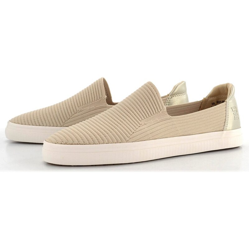 Bagatt slip-on úpletové mokasíny Beige/Gold D31-AKD60-6950