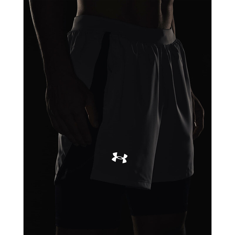 Pánské kraťasy Under Armour Launch 5'' 2-In-1 Short Black