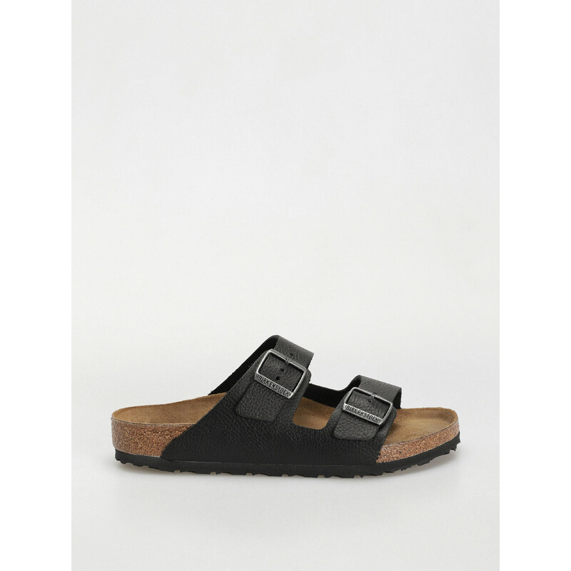 Birkenstock Arizona Grip Natural Leather Regular (vintage wood black)černá